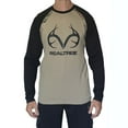 thumbnail image 1 of Real Tree Long Sleeve Raglan Tee with Camo Inserts, 1 of 3