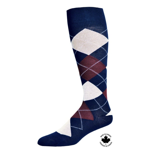 Paramedic Fashion Compression Socks 15-20 mmHg Men Argyle (1 Pair) - Medium