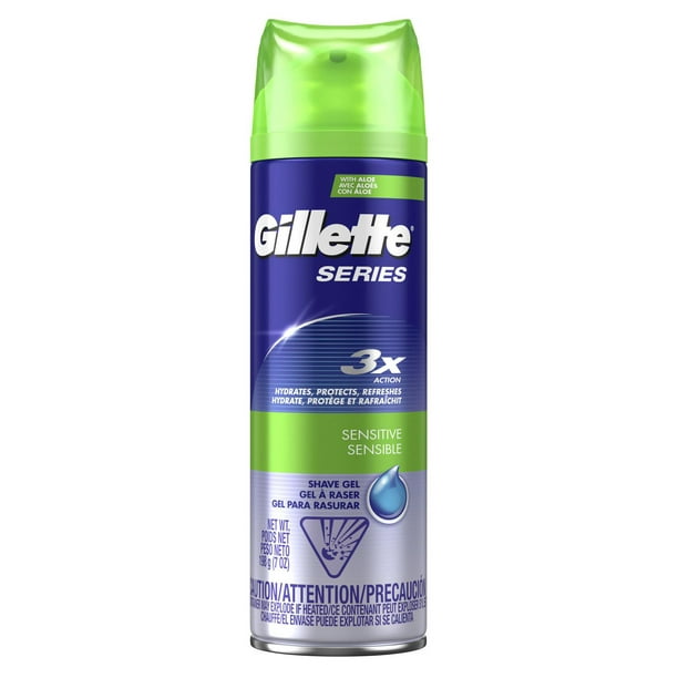 Gel à raser Gillette TGS Series Peau sensible 198 g