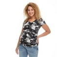 thumbnail image 1 of Paisley Sky Maternity Short Sleeve V-Neckline Tee, 1 of 6