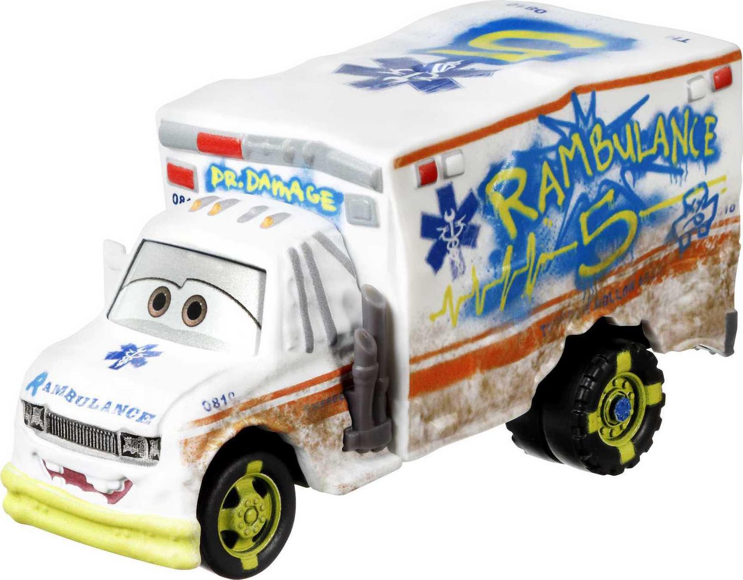 Disney Cars Toys Pixar Cars Die-Cast Oversized Dr Damage Vehicle Collectible Toy Truck Gifts for Kids Age 3 and Older Multi 
