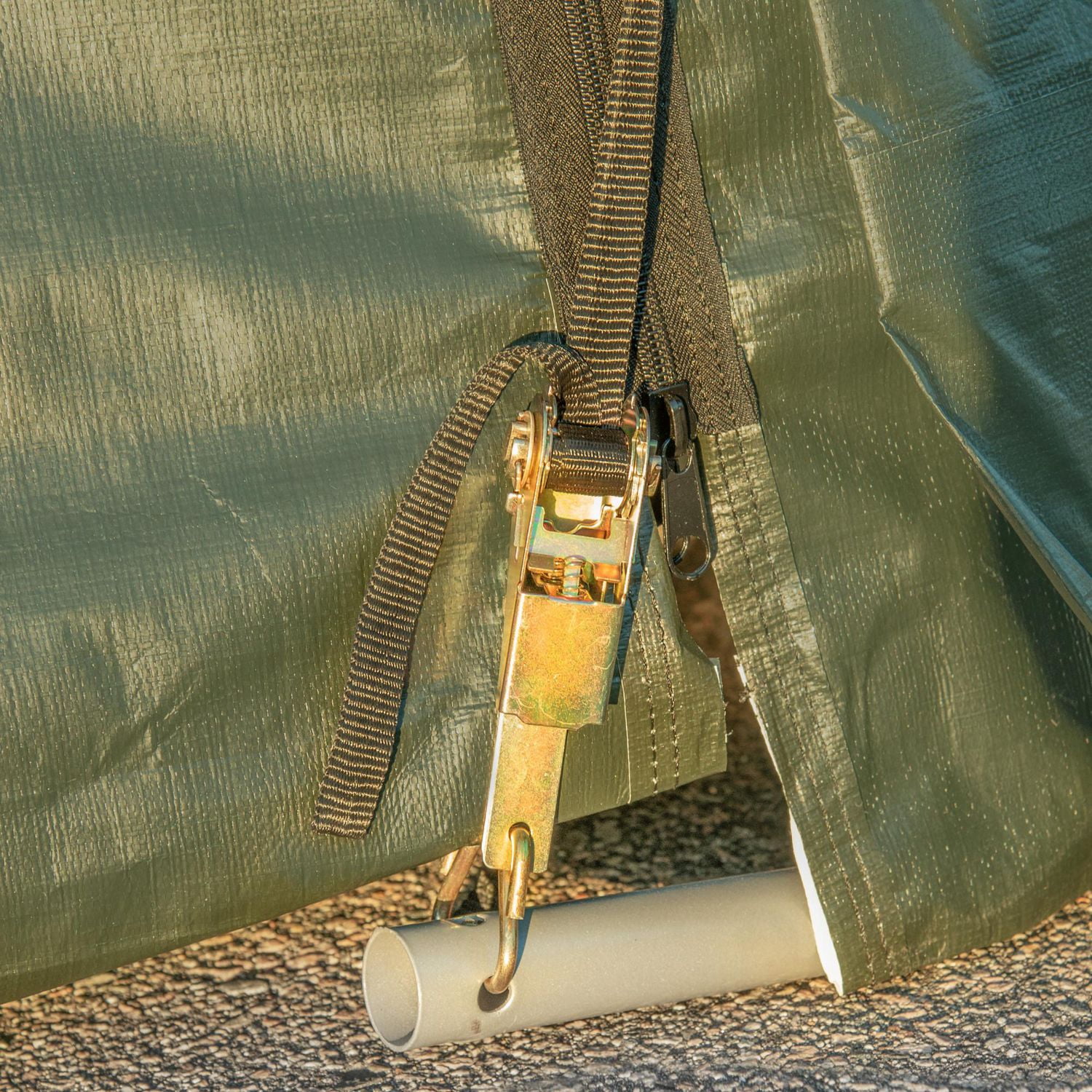 Remise Scotts verte à pignon 6 x 6 x 6 pi