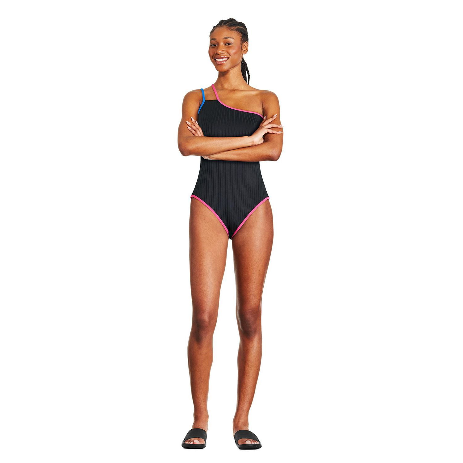 Reebok Women's One Shoulder One Piece
