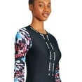 thumbnail image 2 of Reebok Women's Long Sleeve Zipper One Piece, 2 of 6