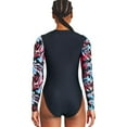 thumbnail image 3 of Reebok Women's Long Sleeve Zipper One Piece, 3 of 6