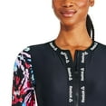 thumbnail image 4 of Reebok Women's Long Sleeve Zipper One Piece, 4 of 6