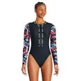 thumbnail image 1 of Reebok Women's Long Sleeve Zipper One Piece, 1 of 6