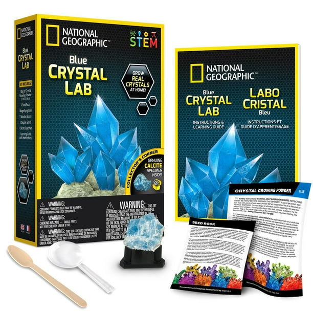 National Geographic Kit de Culture de Cristal – 3 Cristaux aux