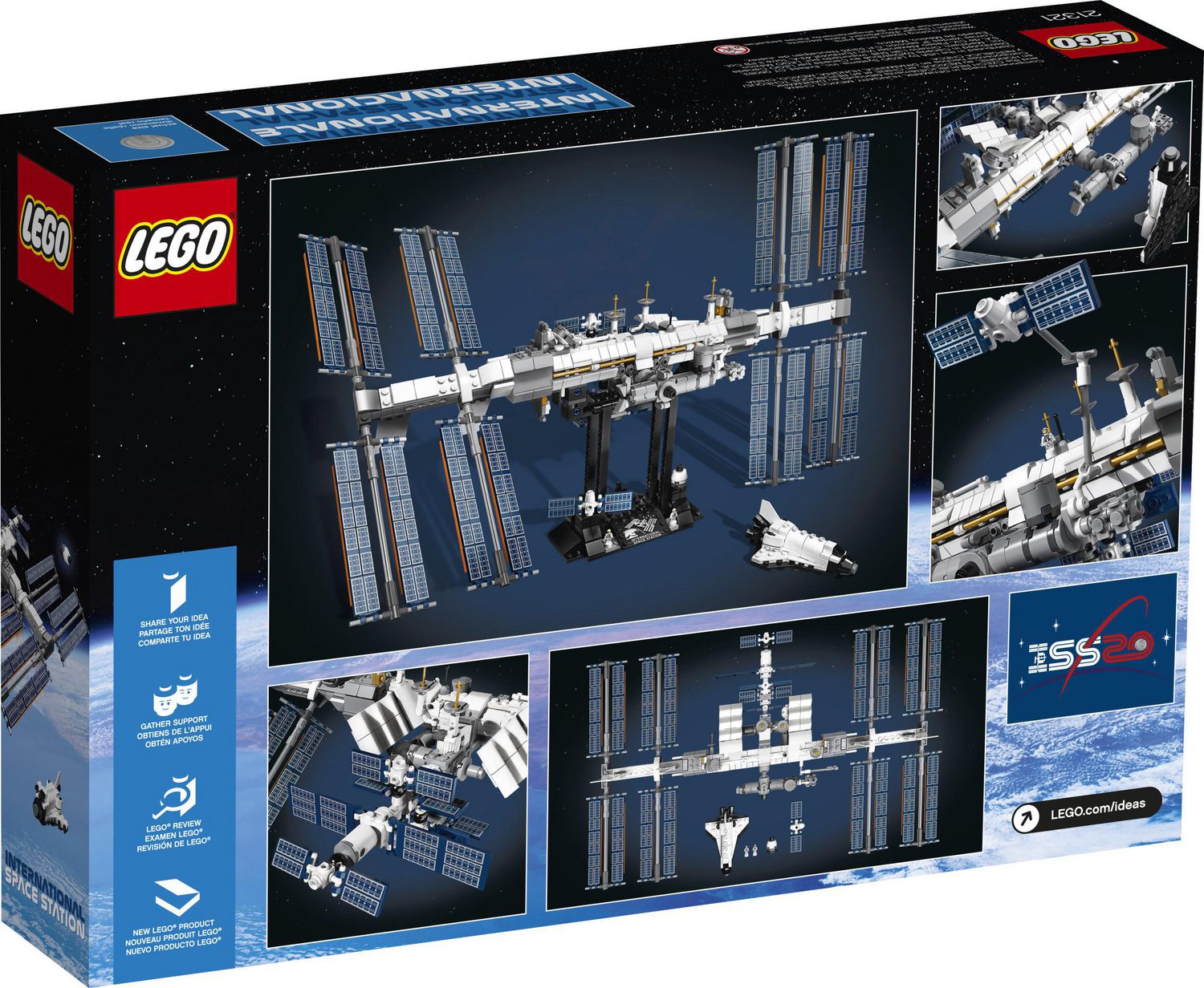 LEGO Ideas International Space Station 21321 Toy Building Kit for Display  (864 Pieces)