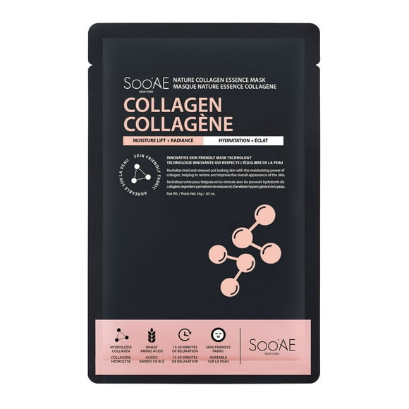 Soo'AE Nature Collagen Essence Mask - Collagen