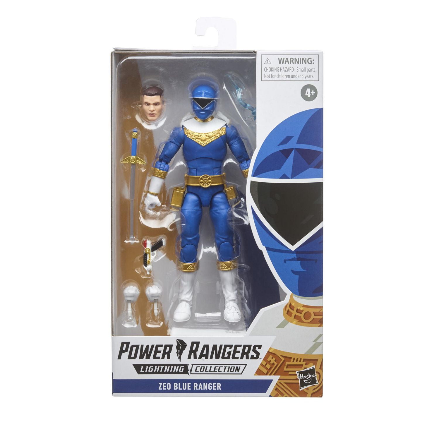 Power Rangers Lightning Collection 6-Inch Zeo Blue Ranger Collectible ...