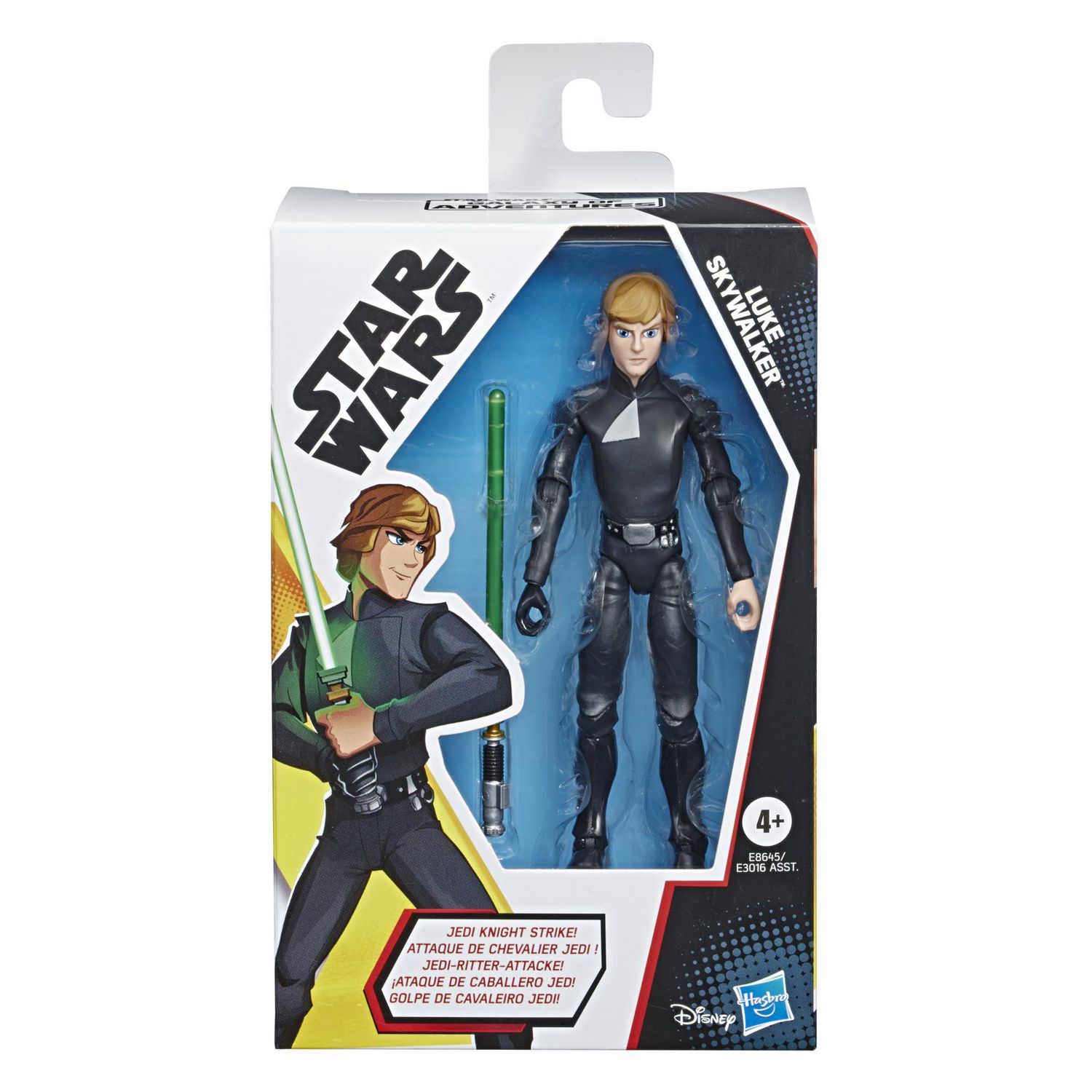 Skywalker　Luke　Adventures　Star　with　5-inch　Wars　Lightsaber　Scale　Galaxy　of　Figure