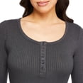 thumbnail image 4 of No Boundaries Women's Henley Dress, 4 of 6