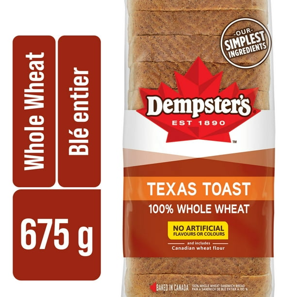 Pain à sandwich à 100 % de blé entier Texas Toast Dempster’s®