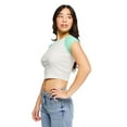 thumbnail image 2 of No Boundaries Women's Raglan Baby Tee, 2 of 6
