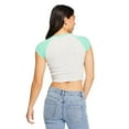 thumbnail image 3 of No Boundaries Women's Raglan Baby Tee, 3 of 6