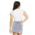 thumbnail image 3 of No Boundaries Women's Raglan Baby Tee, 3 of 6