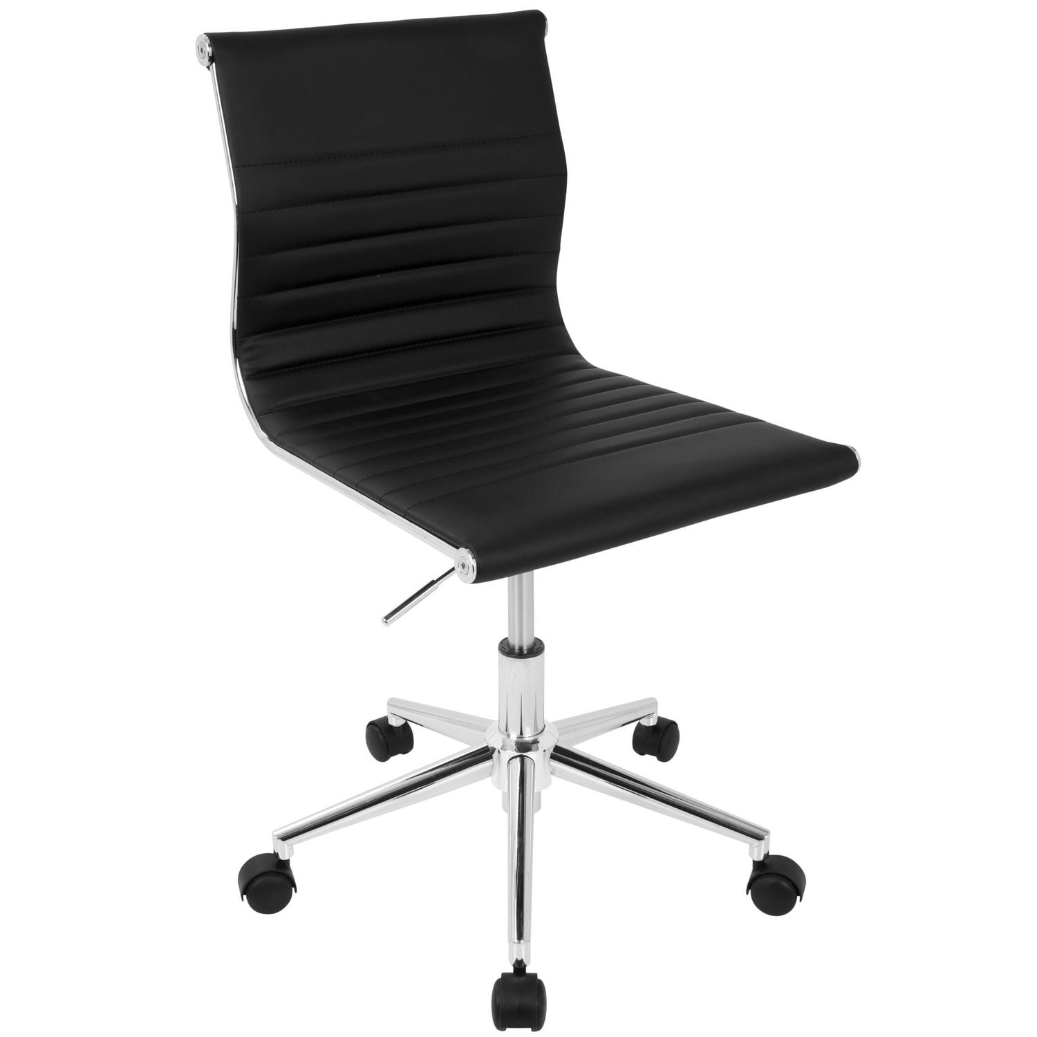 Master Contemporary Armless Adjustable Task Chair by LumiSource