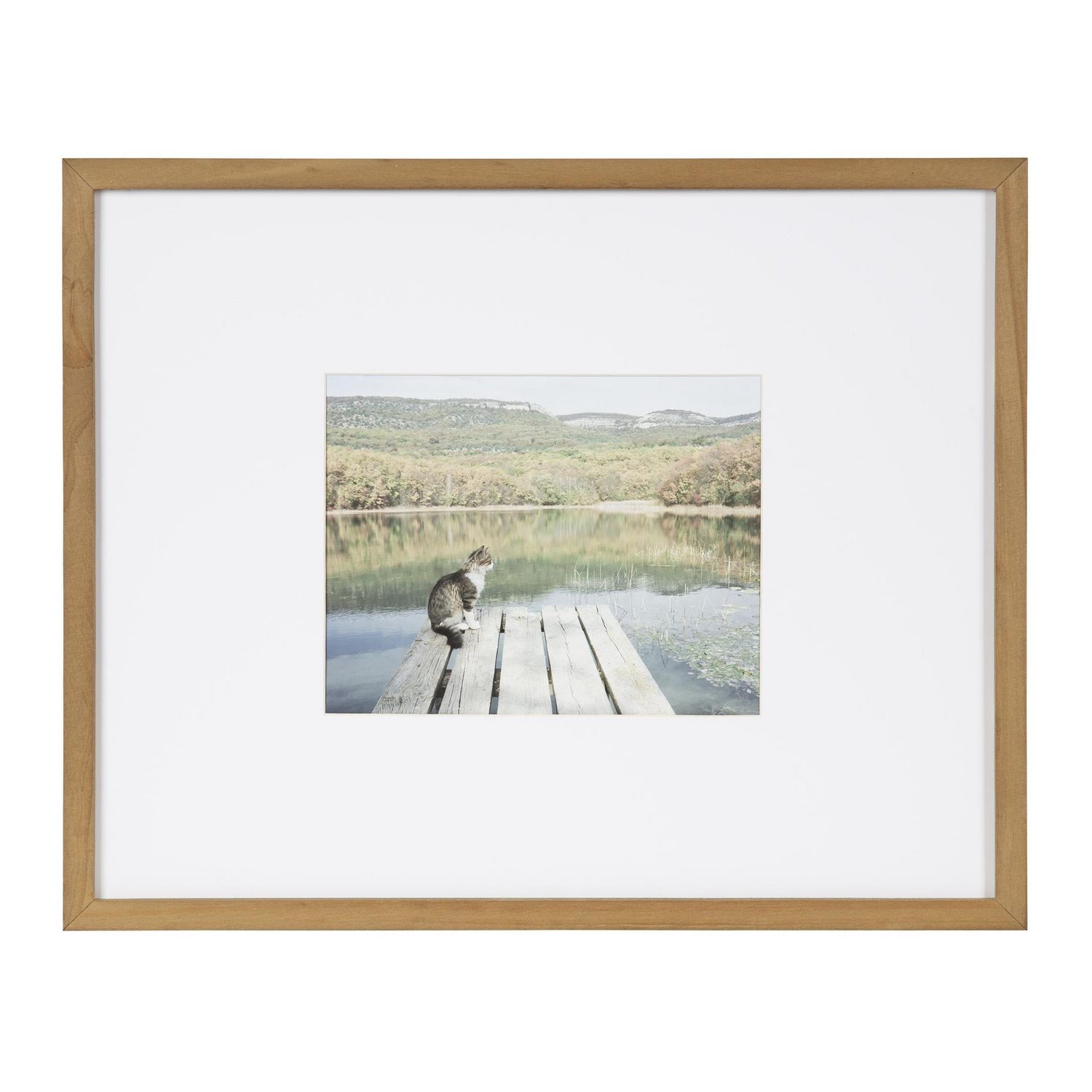 Fishing Pole Picture Frame - Metal Brown - Set of 4 Frames