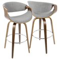 thumbnail image 1 of Curvini Mid-Century Modern Barstool by LumiSource, 1 of 8