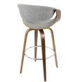 thumbnail image 4 of Curvini Mid-Century Modern Barstool by LumiSource, 4 of 8