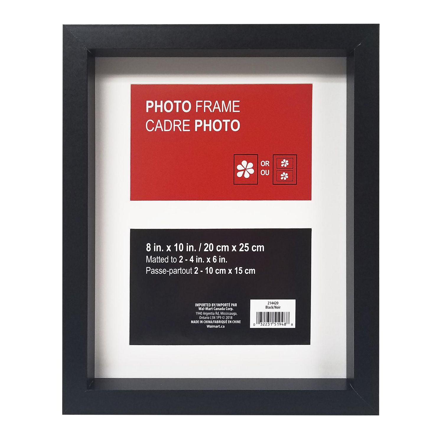 Uniek MacIntyre Matted Black Photo Frame Walmart Canada