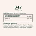 thumbnail image 2 of NATURE'S BOUNTY Vitamin B-12, 1000 mcg, Helps Energy Metabolism, Helps Red Blood Cell Formation, Prevents Vitamin B-12 Deficiencies, Supports Immune System, Tablets 100, 2 of 6