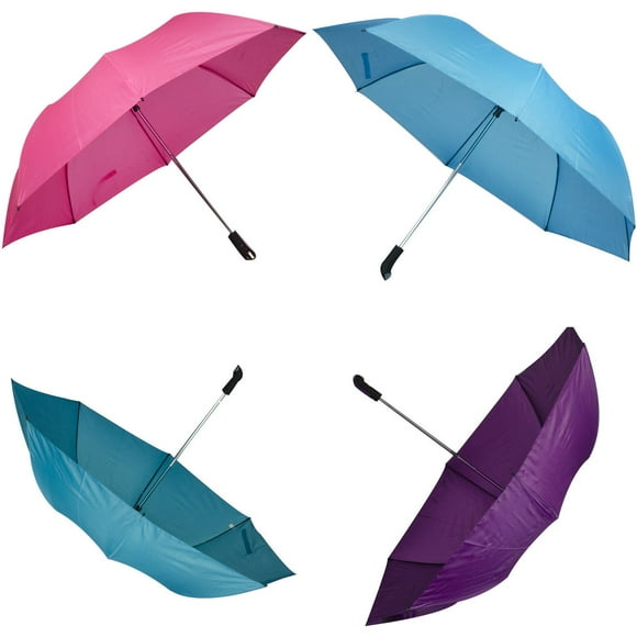 Parapluie avec ouverture automatique pour 2 personnes avec toile de 56 po de Weather Station Parapluie pour deux personnes
