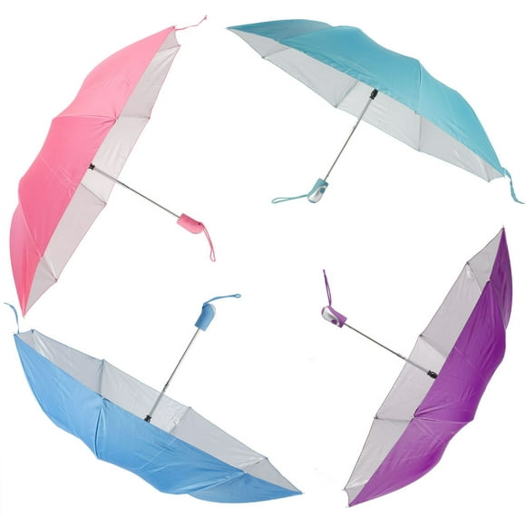 Parapluie avec ouverture automatique de Weather Station pour beau temps, mauvais temps avec protection UV et toile de 42 po 42 po
