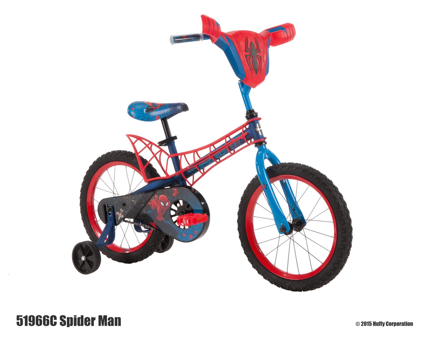 black spiderman bike