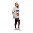 thumbnail image 3 of Peanuts Ladies Plus Snoopy Shiny & Bright Short Sleeve High Low Top, 3 of 7