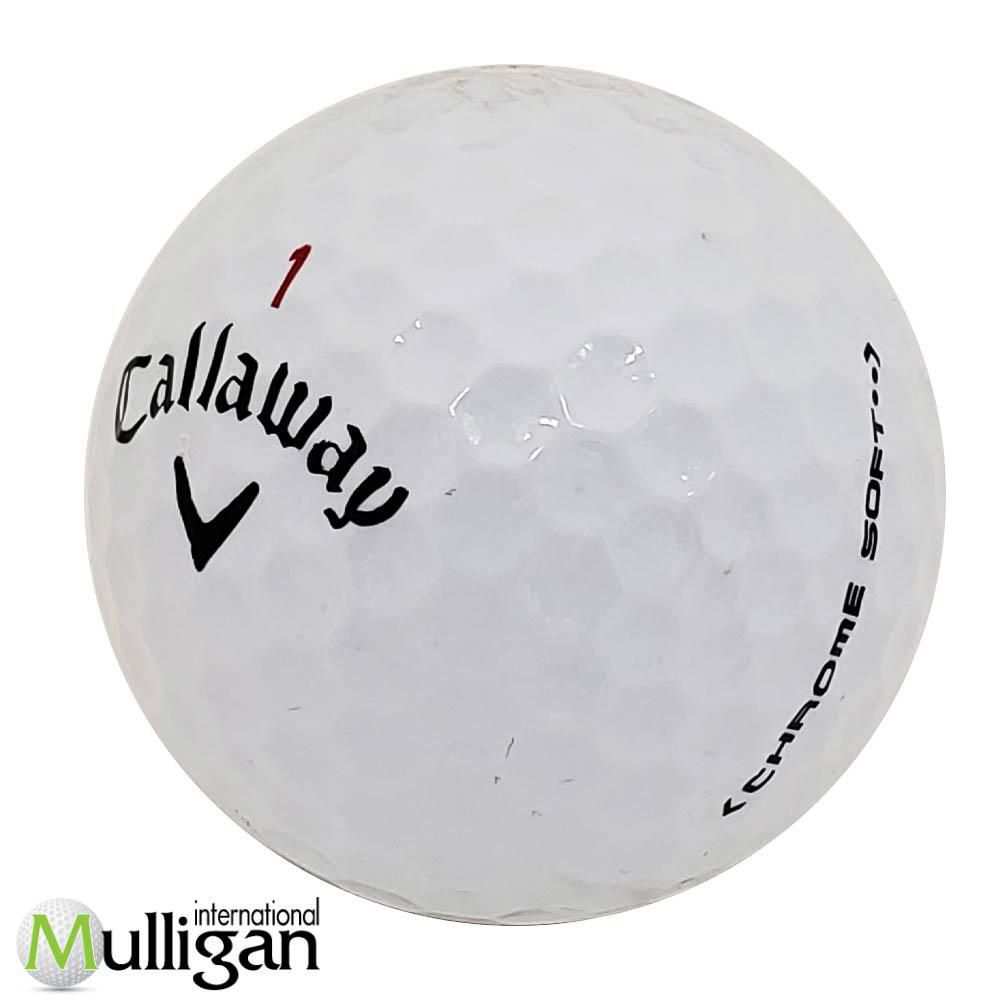 12 Callaway Chrome Soft Balls, #10177, Pack of 12 recycled balls