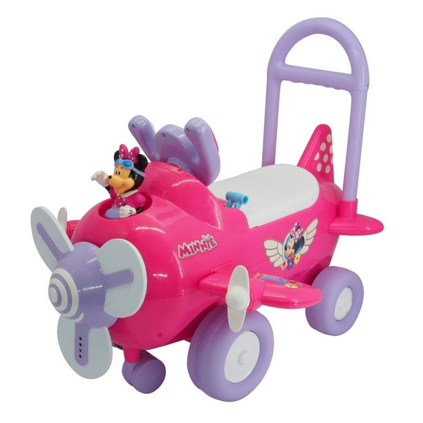Trotteuse d'activité Minnie de Disney Junior par Kiddieland en forme d'avion