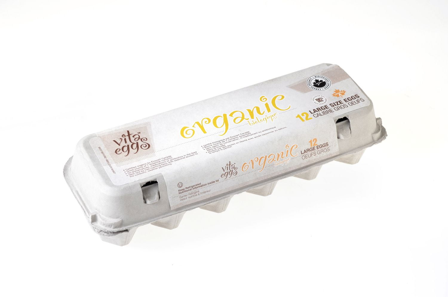 Vita Eggs Organic Large Eggs Walmart Canada