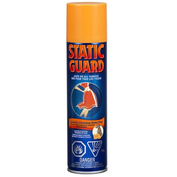 Static Guard No-Cling Fabric Spray, Static Guard 156 g