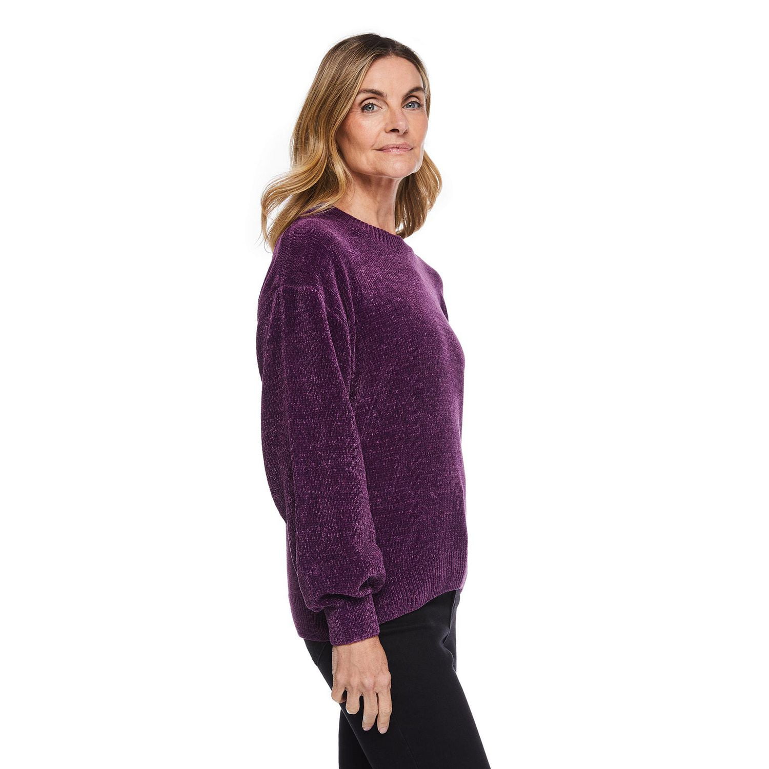 Iyla Women's Crew Neckline Sweater, Sizes S-XXL