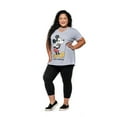 thumbnail image 2 of Disney Ladies Plus Mickey Mouse Haut tendance à manches courtes, 2 of 6