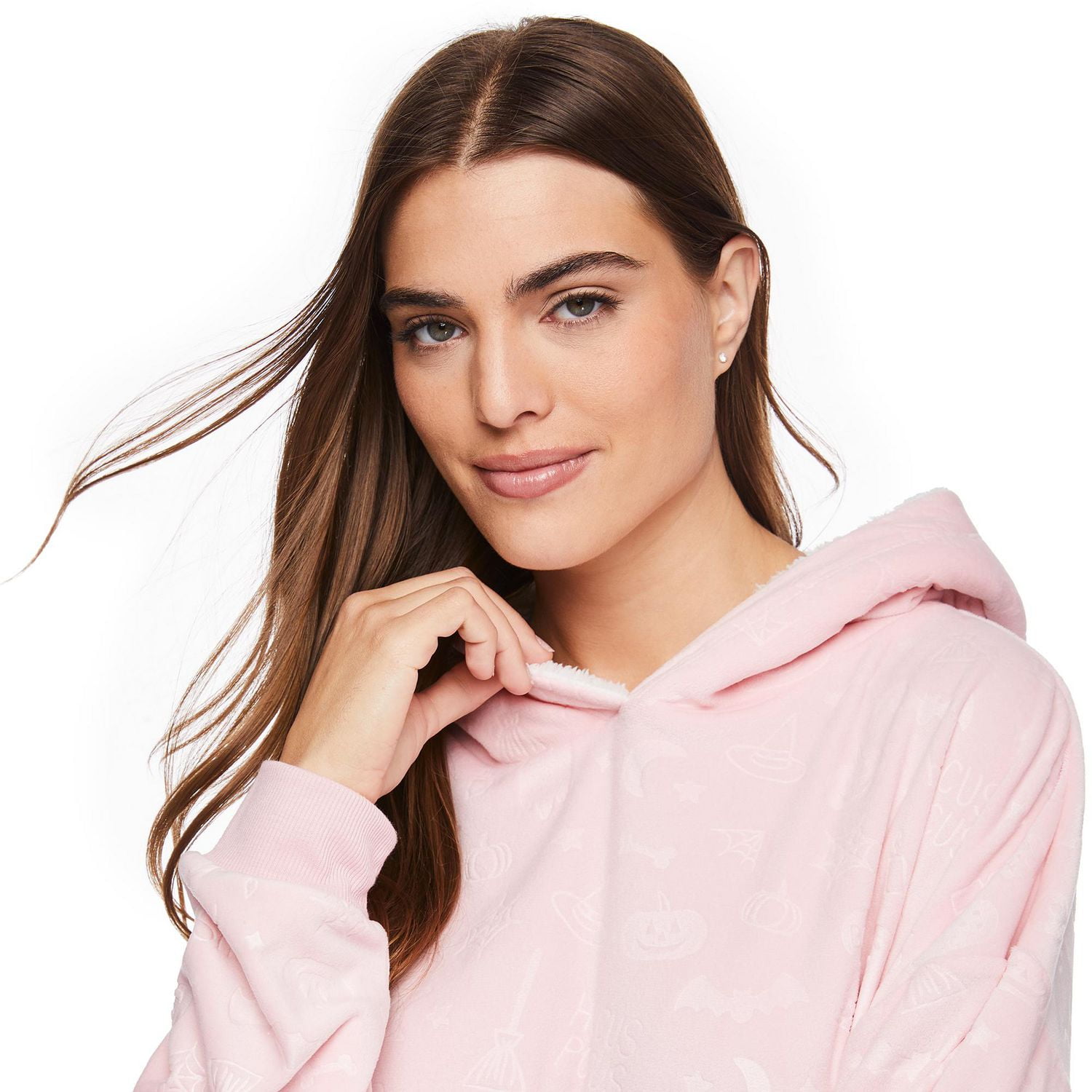 Haut à capuchon en velours de détente Jaclyn pour femmes -Exclusivité en ligne