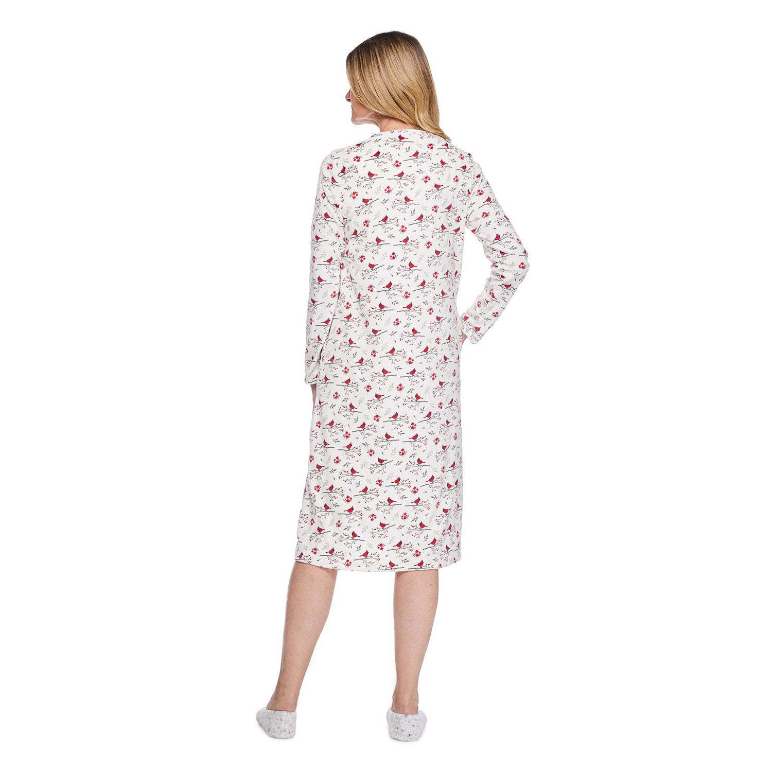 Chemise de nuit en velours Iyla pour femmes Tailles P-TG