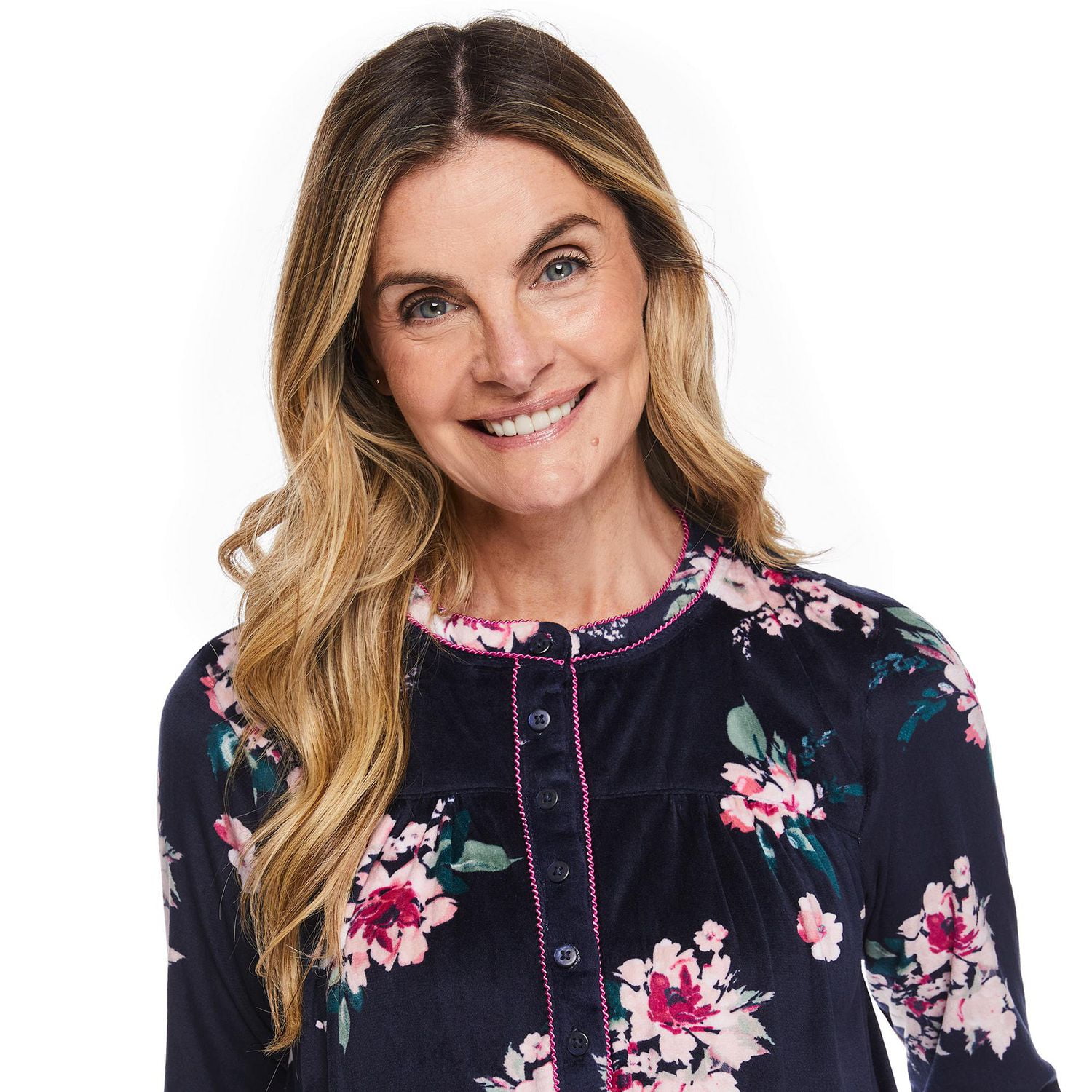 Iyla Women's Velour Nightgown, Sizes S-XL