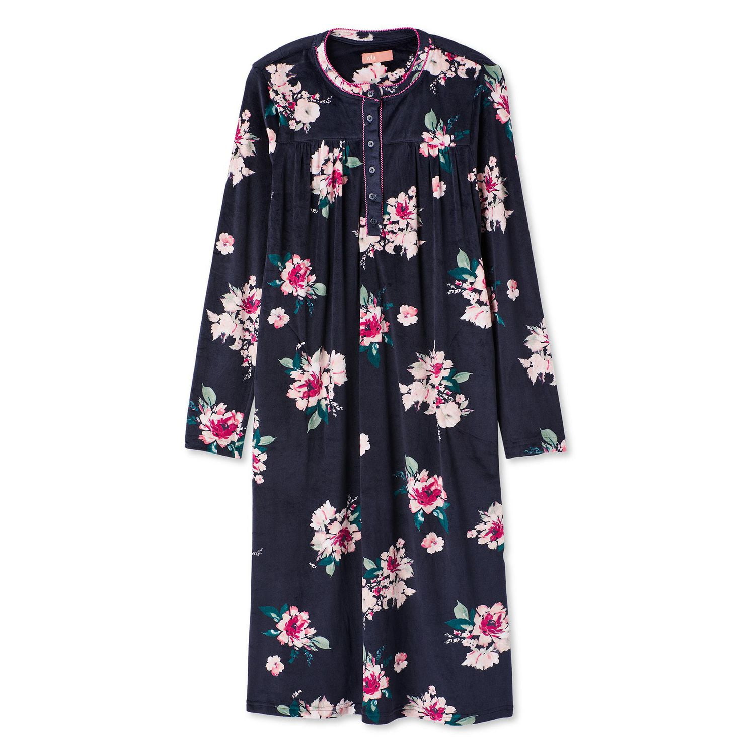 Iyla Women's Velour Nightgown, Sizes S-XL