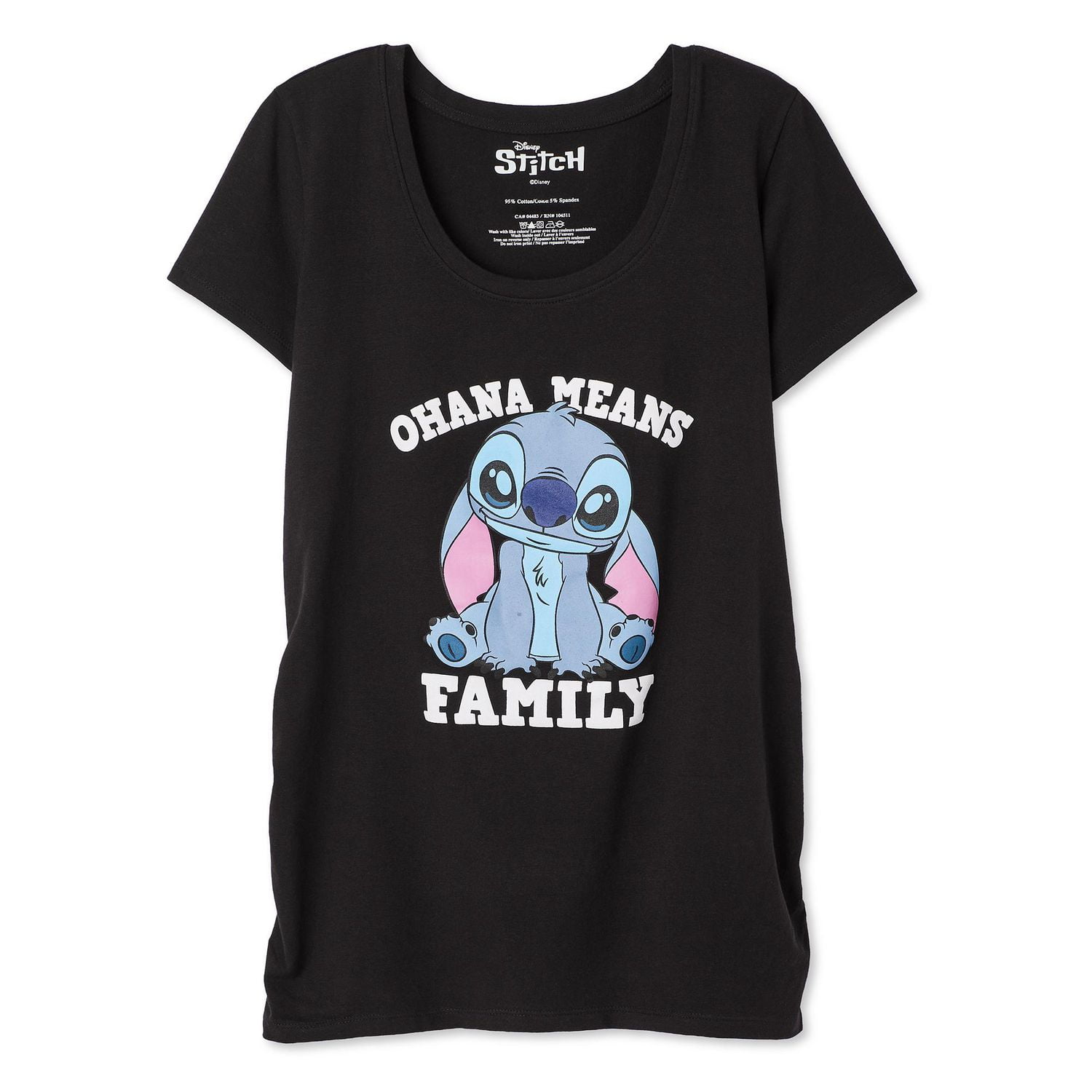 Disney Women's Maternity Stitch Ruched Tee
