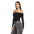 thumbnail image 2 of George Women's Off the Shoulder Top, 2 of 6