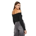 thumbnail image 3 of George Women's Off the Shoulder Top, 3 of 6