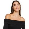 thumbnail image 4 of George Women's Off the Shoulder Top, 4 of 6