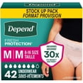 thumbnail image 1 of Depend Fresh Protection Adult Incontinence Underwear for Women (Formerly Depend Fit-Flex), Disposable, Maximum, Blush, 1 of 8