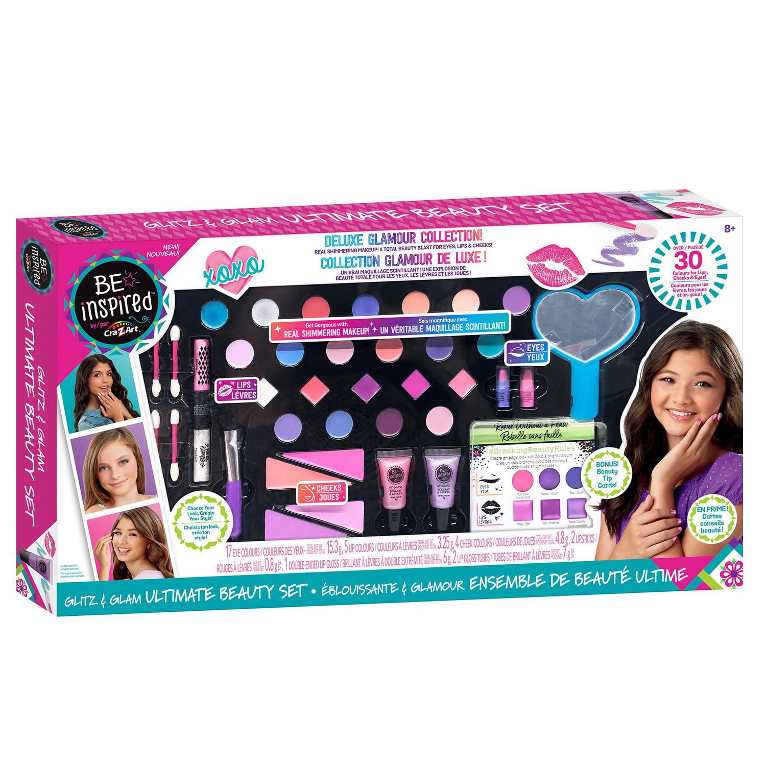 Be Inspired Glitz Glam Ultimate Beauty Set Fashion Playset