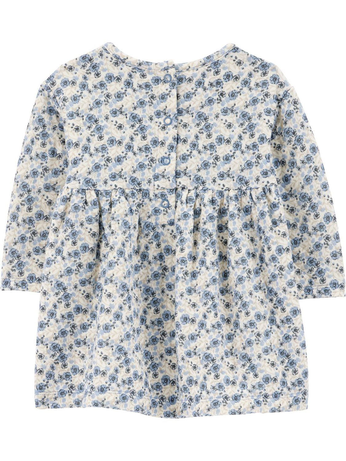 Carter's Child of Mine Baby Girl 2 Piece Dress Set - Blue Floral