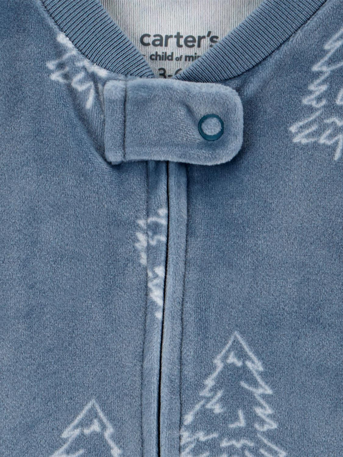 Carter's Child of Mine Infant Boy Sleep and Play Blue Trees