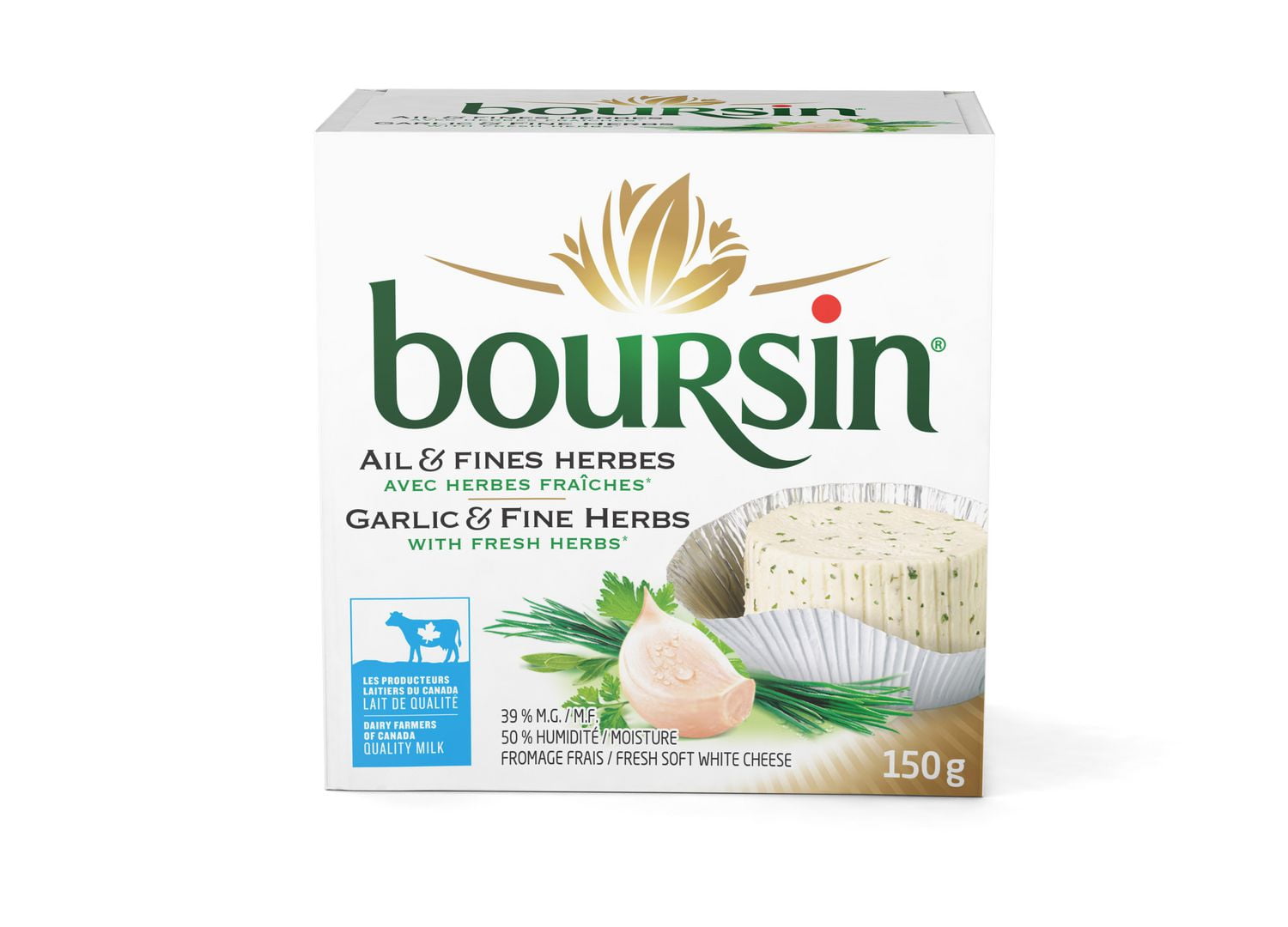 Boursin Garlic & Fine Herbs Fresh Cheese Walmart Canada
